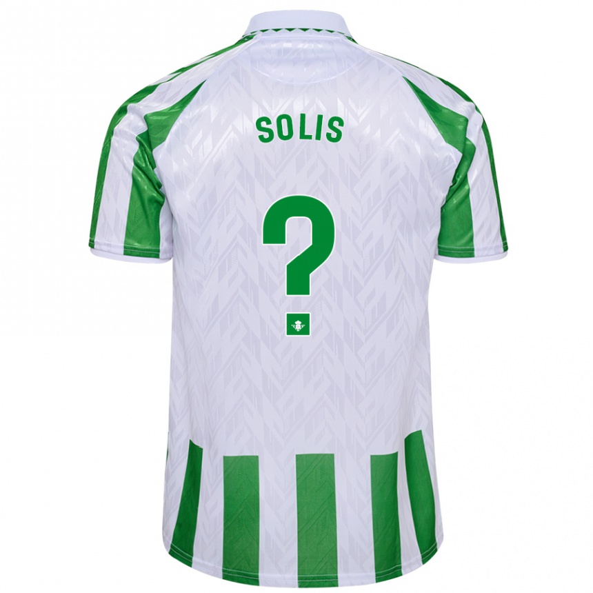 Vaikiškas Marcos Solís #0 Žalia Baltos Juostelės Namų Marškinėliai 2024/25 T-Shirt