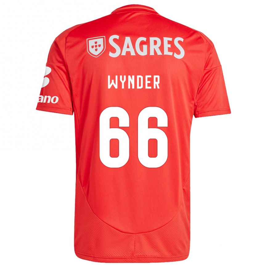 Vaikiškas Joshua Wynder #66 Raudona Balta Namų Marškinėliai 2024/25 T-Shirt