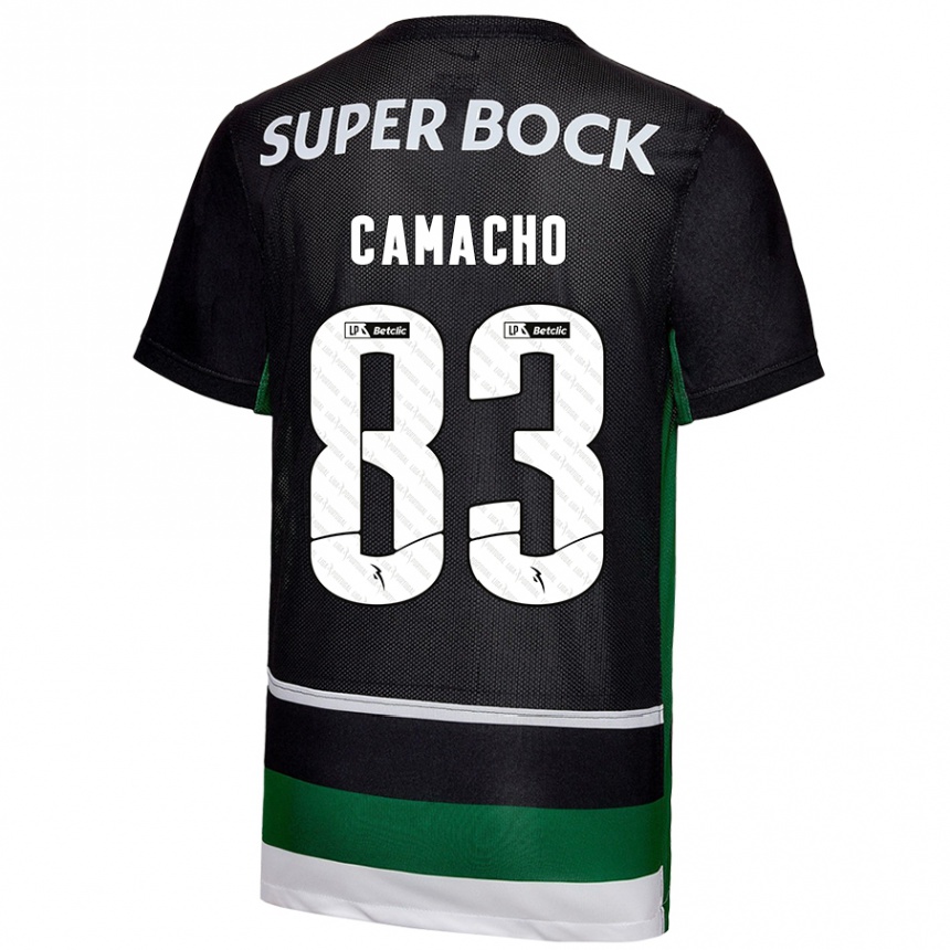 Vaikiškas Rafael Camacho #83 Juoda Balta Žalia Namų Marškinėliai 2024/25 T-Shirt