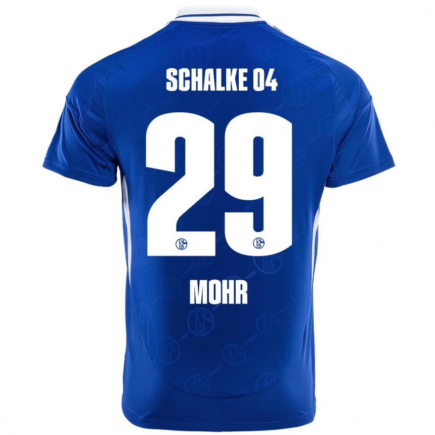 Vaikiškas Tobias Mohr #29 Karališkoji Mėlyna Namų Marškinėliai 2024/25 T-Shirt