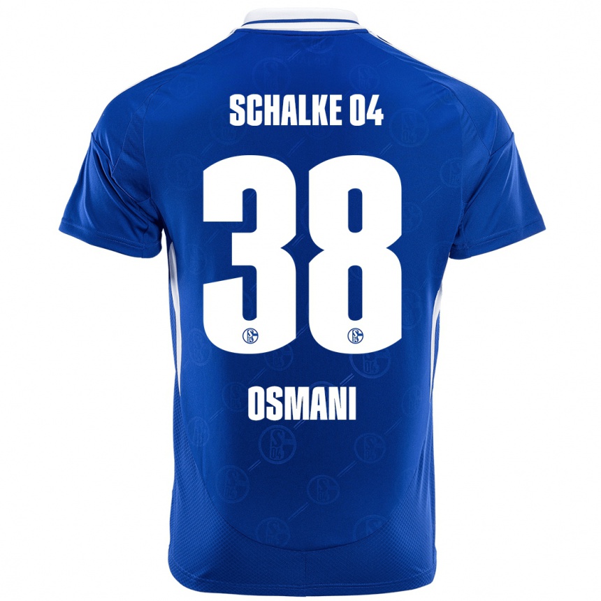 Vaikiškas Tristan Osmani #38 Karališkoji Mėlyna Namų Marškinėliai 2024/25 T-Shirt