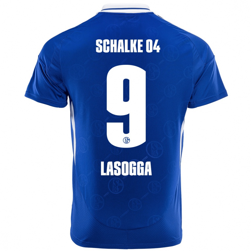 Vaikiškas Pierre-Michel Lasogga #9 Karališkoji Mėlyna Namų Marškinėliai 2024/25 T-Shirt