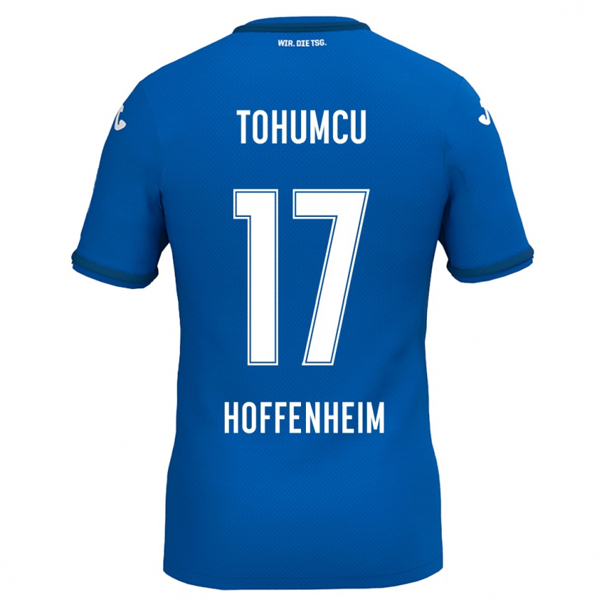 Vaikiškas Umut Tohumcu #17 Karališkoji Mėlyna Namų Marškinėliai 2024/25 T-Shirt