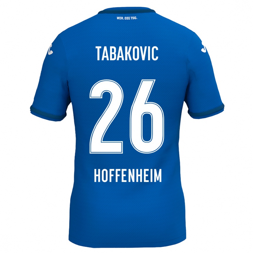 Vaikiškas Haris Tabakovic #26 Karališkoji Mėlyna Namų Marškinėliai 2024/25 T-Shirt