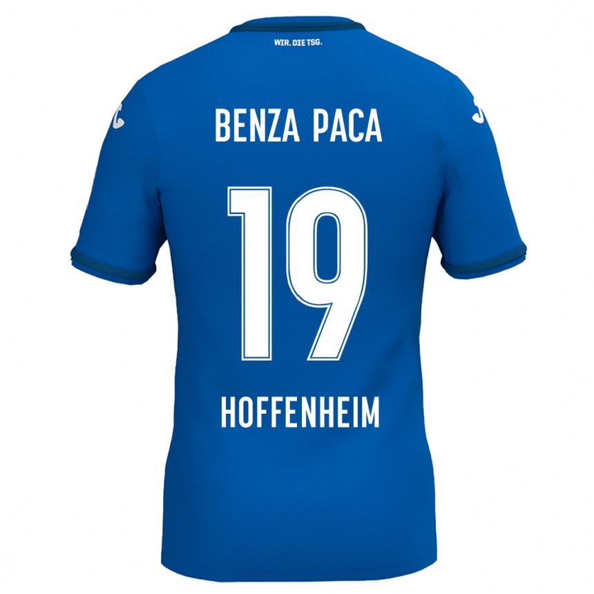 Vaikiškas Lynes Benza Paca #19 Karališkoji Mėlyna Namų Marškinėliai 2024/25 T-Shirt