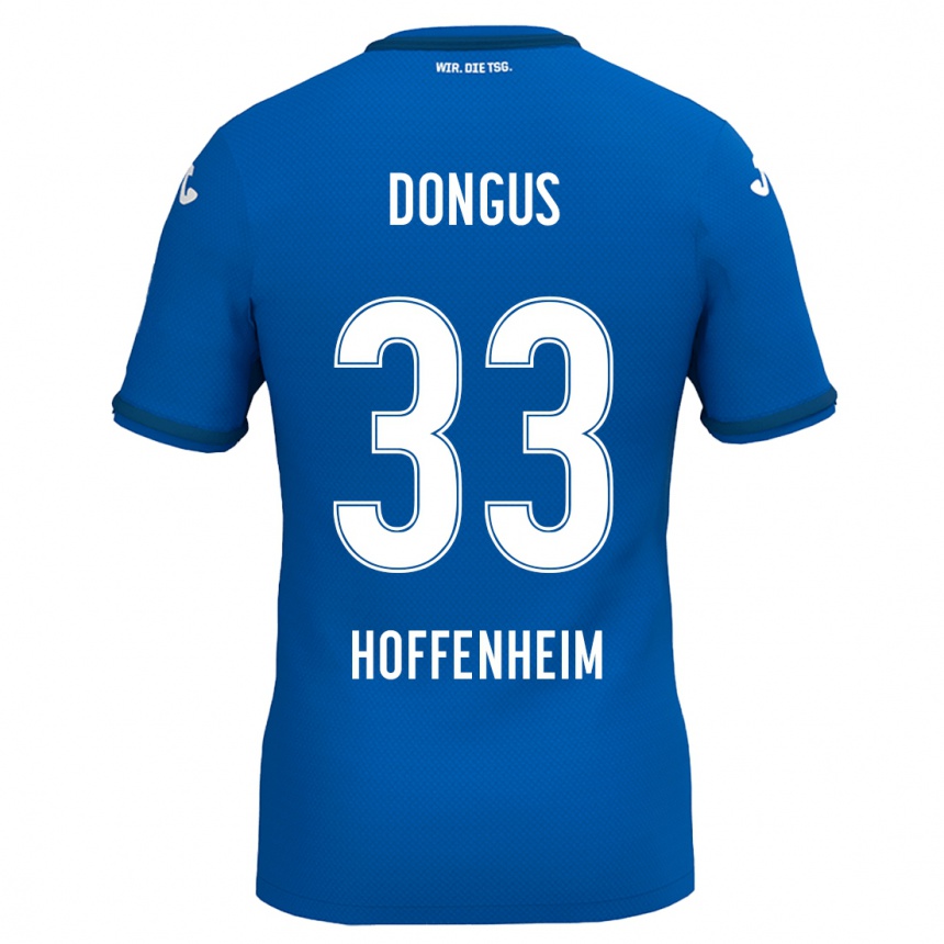 Vaikiškas Fabienne Dongus #33 Karališkoji Mėlyna Namų Marškinėliai 2024/25 T-Shirt