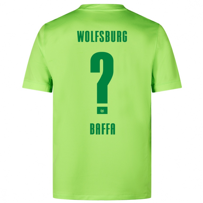 Vaikiškas Salvatore Baffa #0 Fluorescencinė Žalia Namų Marškinėliai 2024/25 T-Shirt