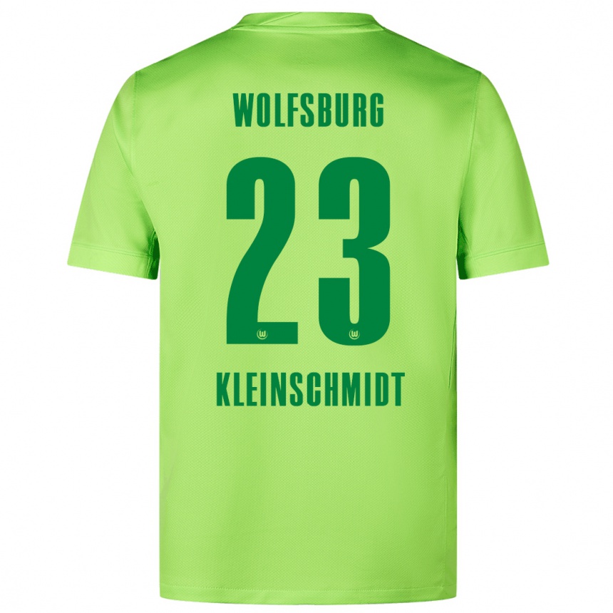 Vaikiškas Max Kleinschmidt #23 Fluorescencinė Žalia Namų Marškinėliai 2024/25 T-Shirt