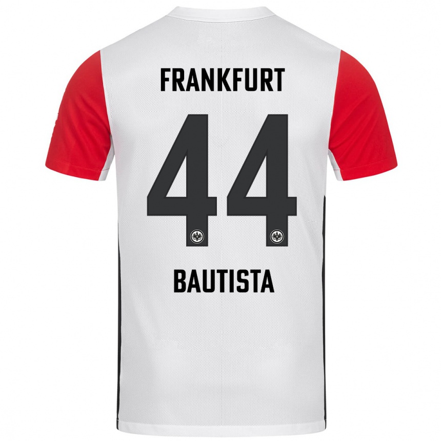 Vaikiškas Davis Bautista #44 Balta Raudona Namų Marškinėliai 2024/25 T-Shirt