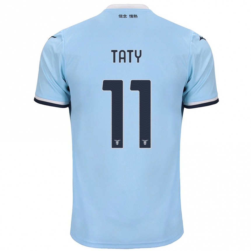 Vaikiškas Taty Castellanos #11 Mėlyna Namų Marškinėliai 2024/25 T-Shirt