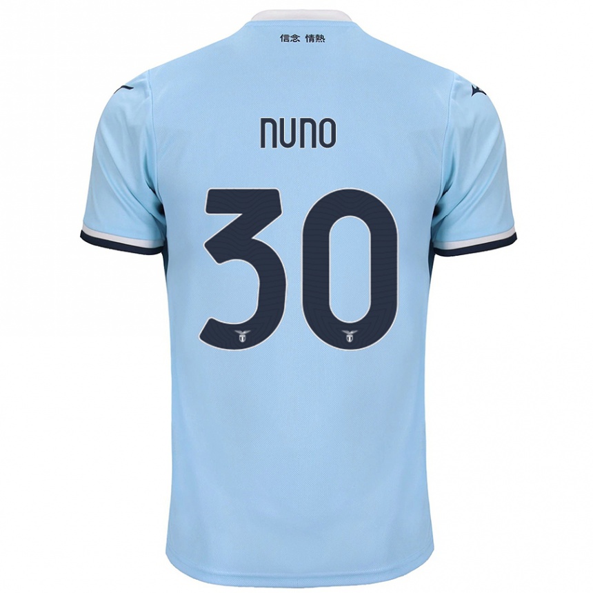 Vaikiškas Nuno Tavares #30 Mėlyna Namų Marškinėliai 2024/25 T-Shirt