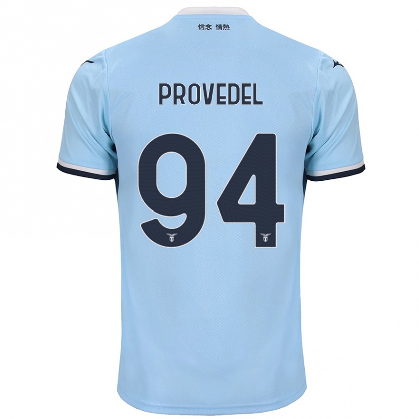 Vaikiškas Ivan Provedel #94 Mėlyna Namų Marškinėliai 2024/25 T-Shirt