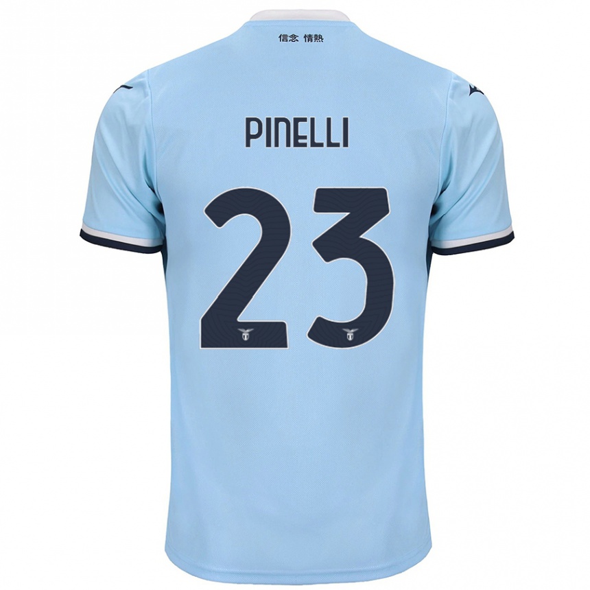 Vaikiškas Pietro Pinelli #23 Mėlyna Namų Marškinėliai 2024/25 T-Shirt