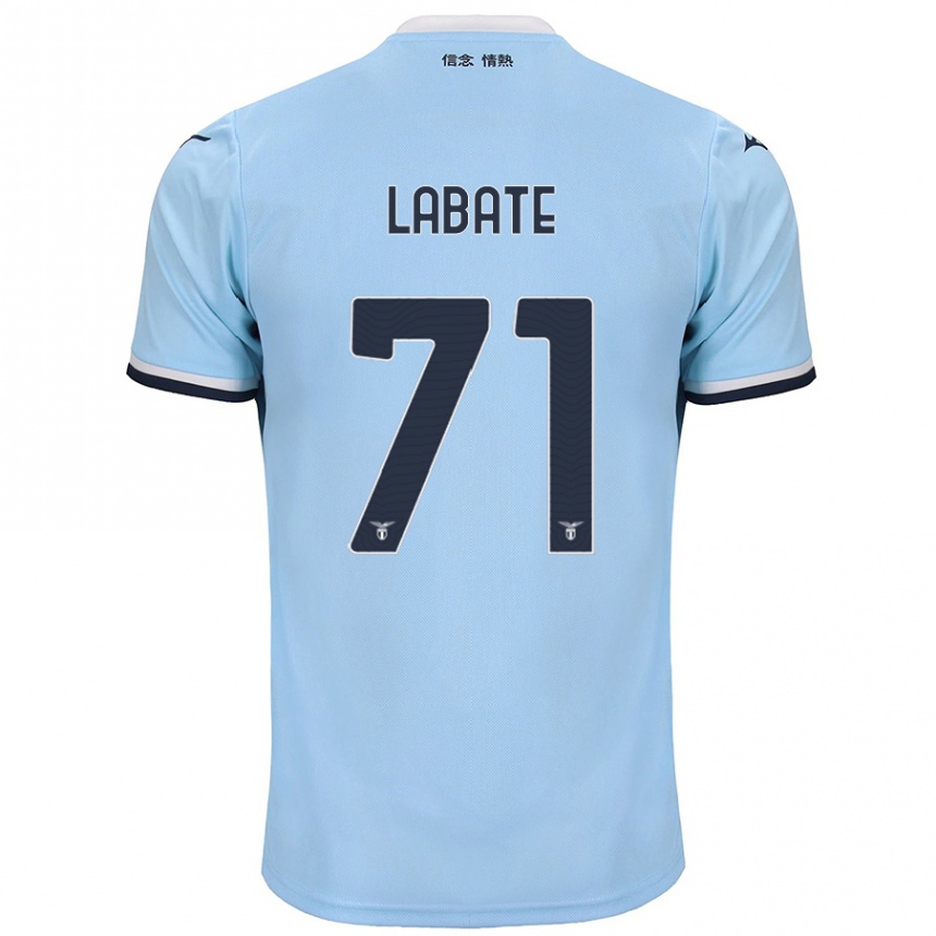 Vaikiškas Camilla Labate #71 Mėlyna Namų Marškinėliai 2024/25 T-Shirt