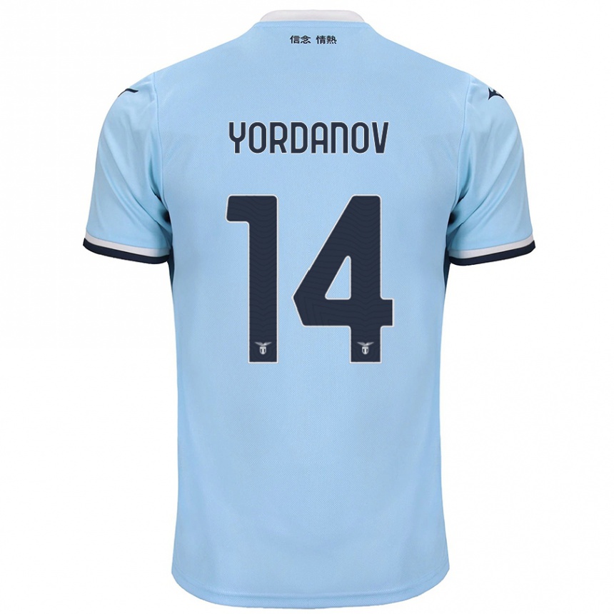 Vaikiškas Damyan Yordanov #14 Mėlyna Namų Marškinėliai 2024/25 T-Shirt