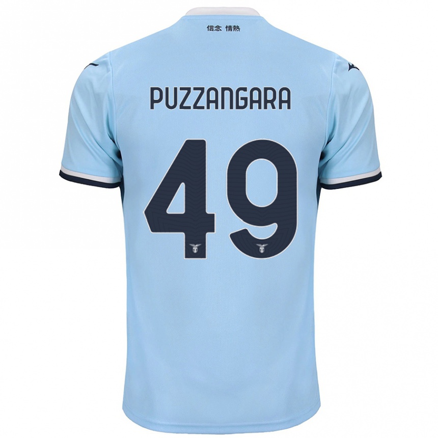 Vaikiškas Angelo Antonio Puzzangara #49 Mėlyna Namų Marškinėliai 2024/25 T-Shirt