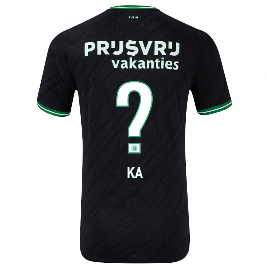 Vaikiškas Ismail Ka #0 Juoda Žalia Išvykos Marškinėliai 2024/25 T-Shirt