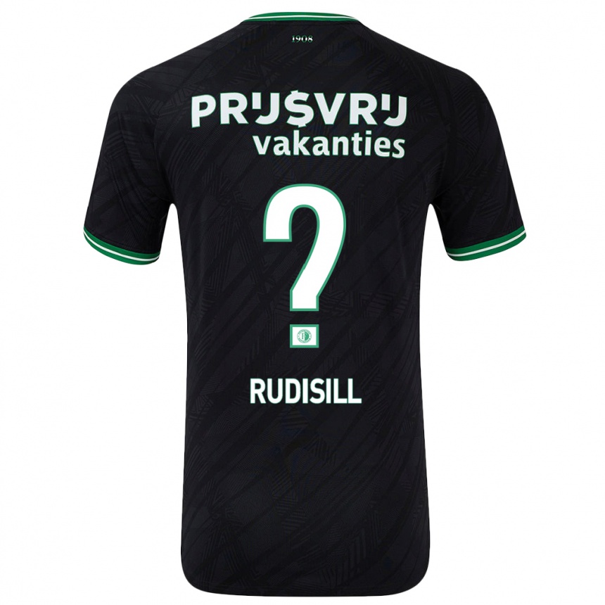 Vaikiškas Paulo Rudisill #0 Juoda Žalia Išvykos Marškinėliai 2024/25 T-Shirt