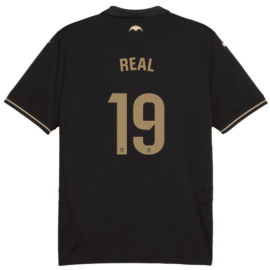 Vaikiškas Kerlly Real #19 Juoda Išvykos Marškinėliai 2024/25 T-Shirt