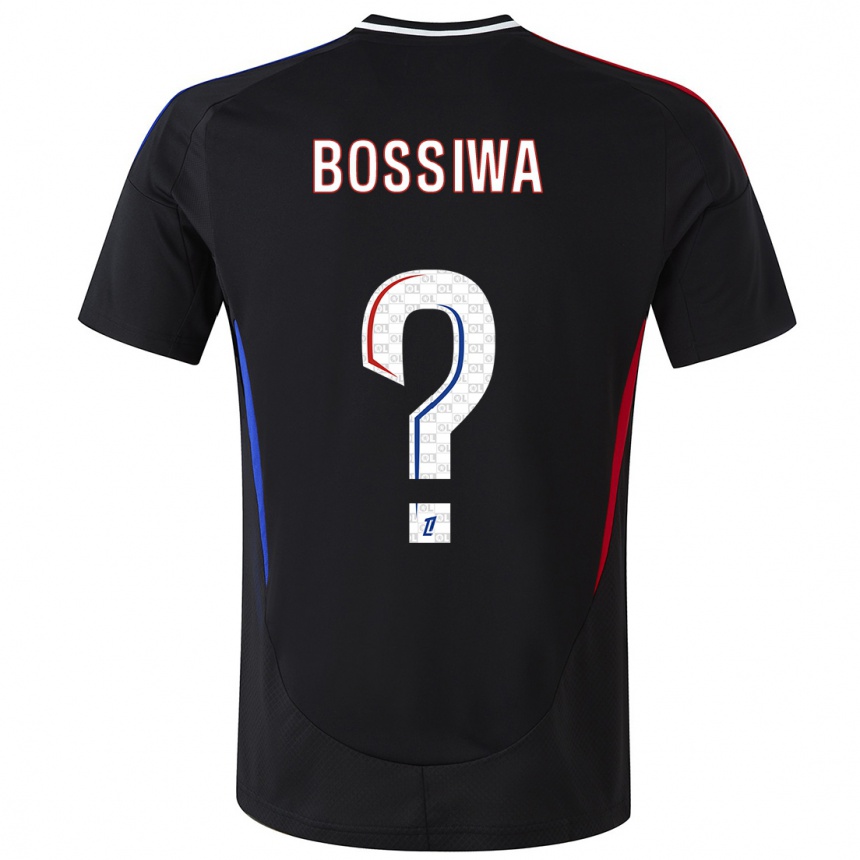 Vaikiškas Samuel Bossiwa #0 Juoda Išvykos Marškinėliai 2024/25 T-Shirt