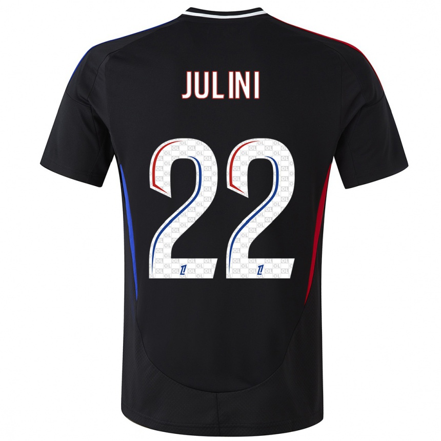 Vaikiškas Sally Julini #22 Juoda Išvykos Marškinėliai 2024/25 T-Shirt