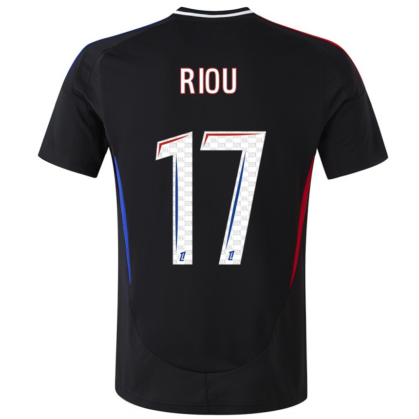 Vaikiškas Remy Riou #17 Juoda Išvykos Marškinėliai 2024/25 T-Shirt