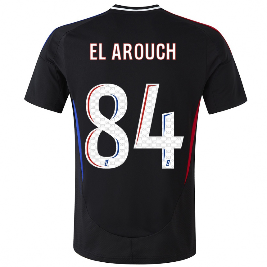 Vaikiškas Mohamed El Arouch #84 Juoda Išvykos Marškinėliai 2024/25 T-Shirt