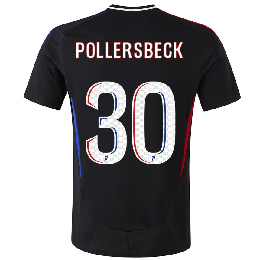 Vaikiškas Julian Pollersbeck #30 Juoda Išvykos Marškinėliai 2024/25 T-Shirt