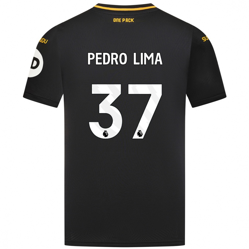 Vaikiškas Pedro Lima #37 Juoda Išvykos Marškinėliai 2024/25 T-Shirt