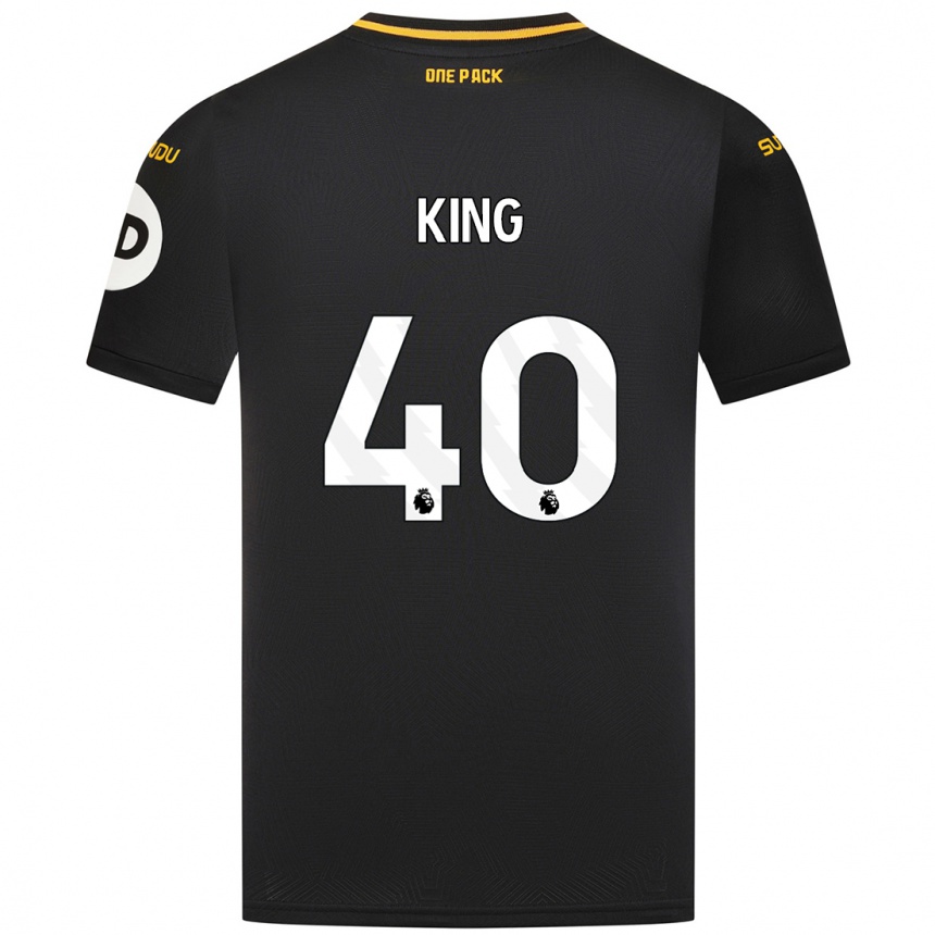 Vaikiškas Tom King #40 Juoda Išvykos Marškinėliai 2024/25 T-Shirt