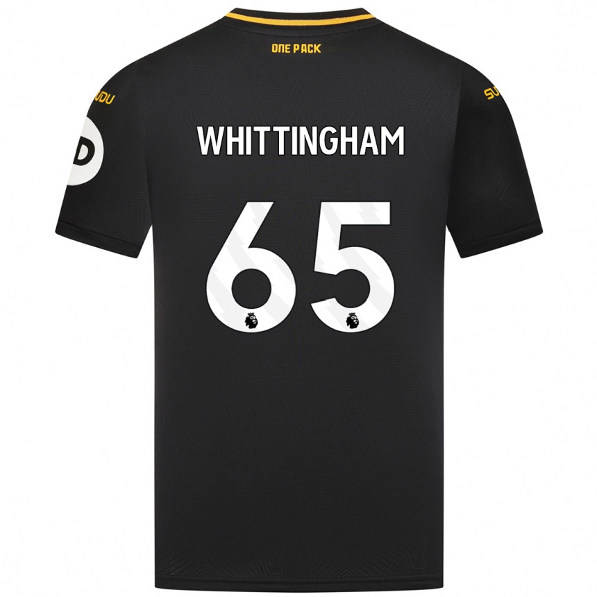 Vaikiškas Matthew Whittingham #65 Juoda Išvykos Marškinėliai 2024/25 T-Shirt