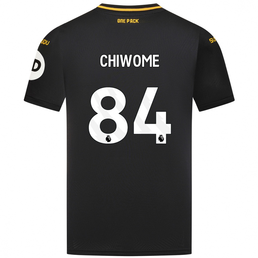 Vaikiškas Leon Chiwome #84 Juoda Išvykos Marškinėliai 2024/25 T-Shirt