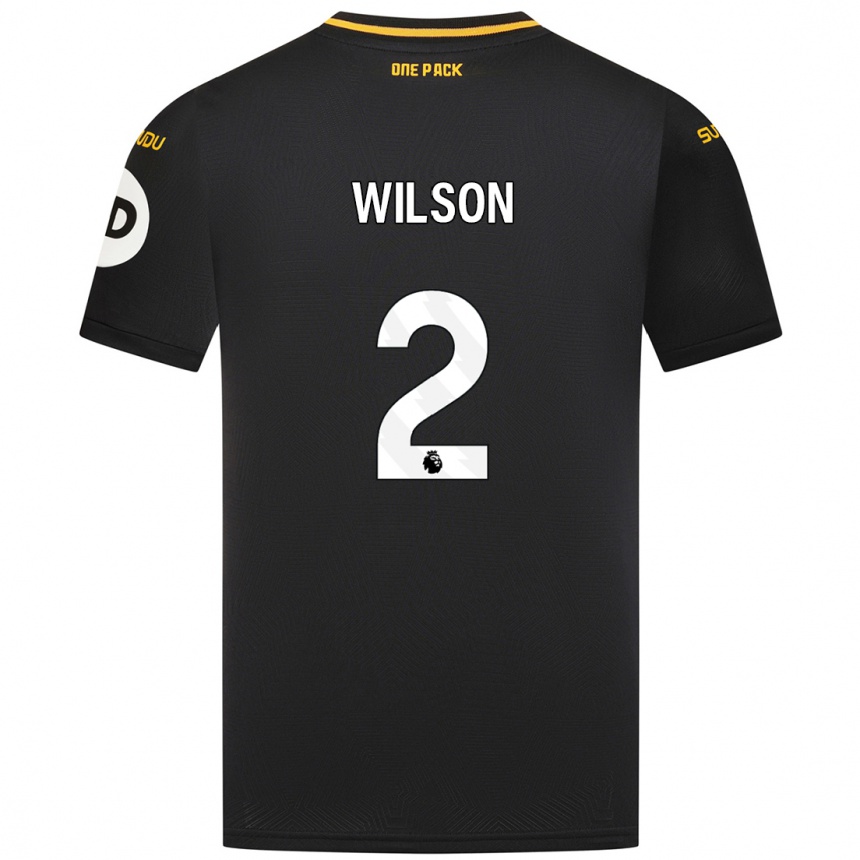 Vaikiškas Ellie Wilson #2 Juoda Išvykos Marškinėliai 2024/25 T-Shirt