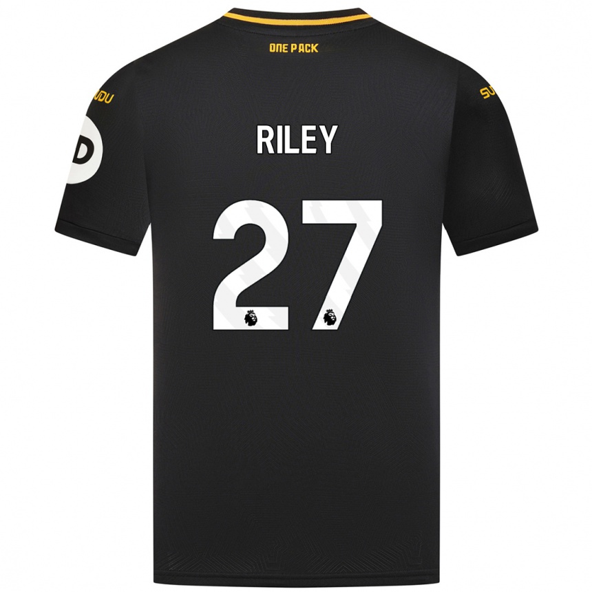 Vaikiškas Lauren Riley #27 Juoda Išvykos Marškinėliai 2024/25 T-Shirt