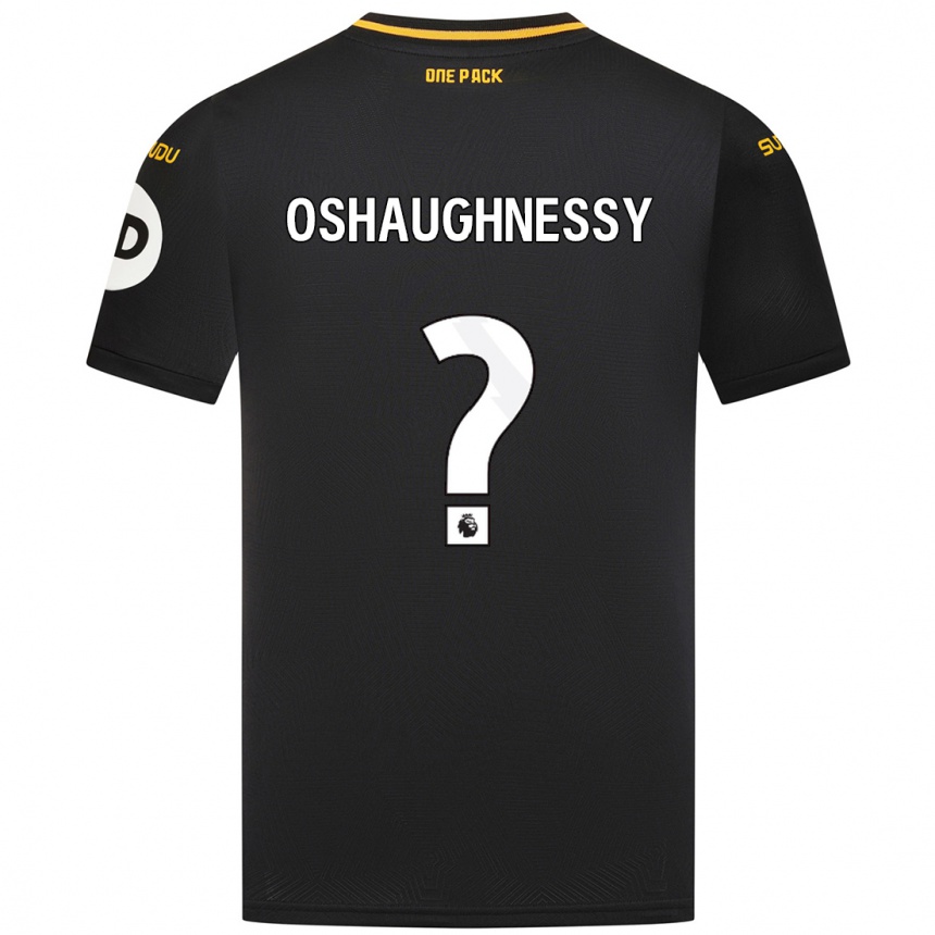 Vaikiškas Joe Oshaughnessy #0 Juoda Išvykos Marškinėliai 2024/25 T-Shirt