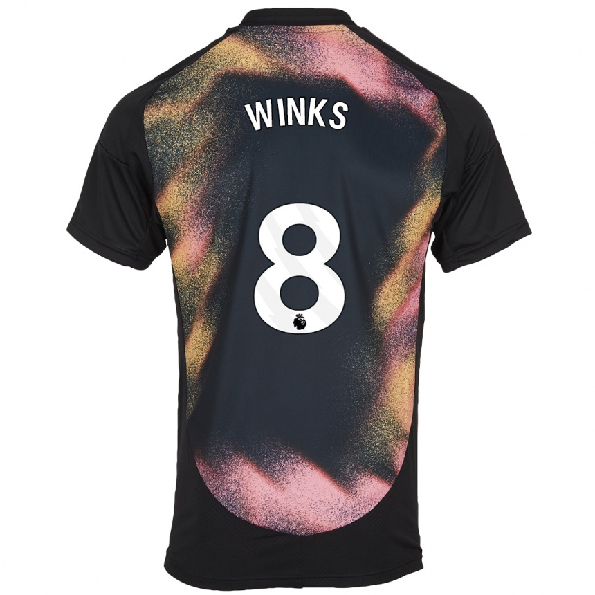 Vaikiškas Harry Winks #8 Juoda Balta Išvykos Marškinėliai 2024/25 T-Shirt