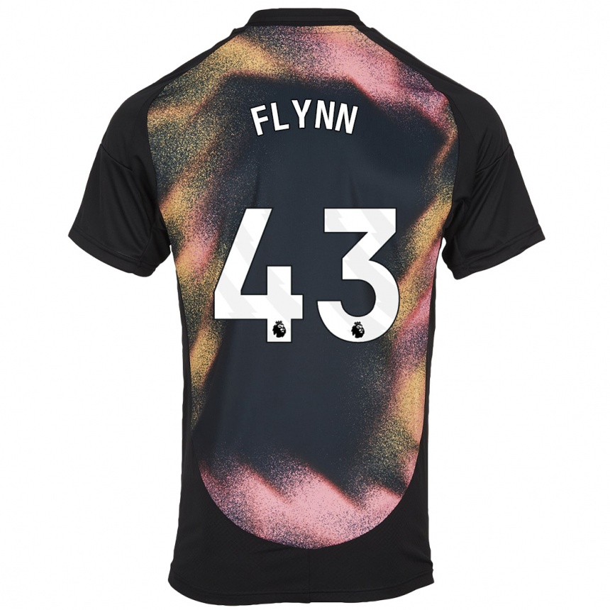 Vaikiškas Shane Flynn #43 Juoda Balta Išvykos Marškinėliai 2024/25 T-Shirt