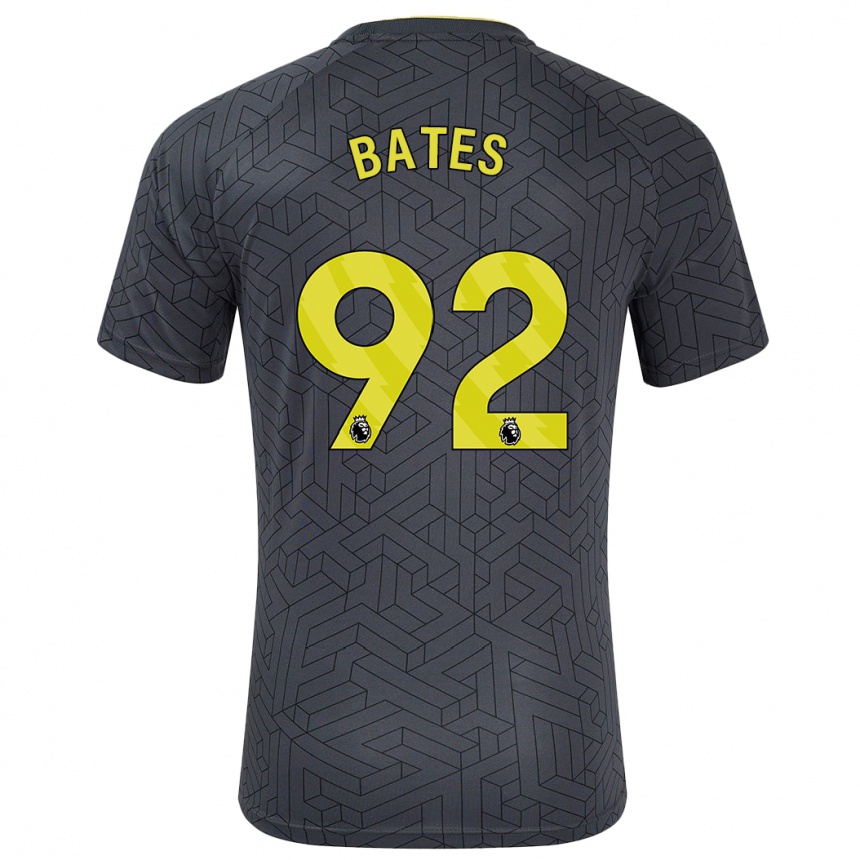 Vaikiškas Callum Bates #92 Juoda Geltona Išvykos Marškinėliai 2024/25 T-Shirt