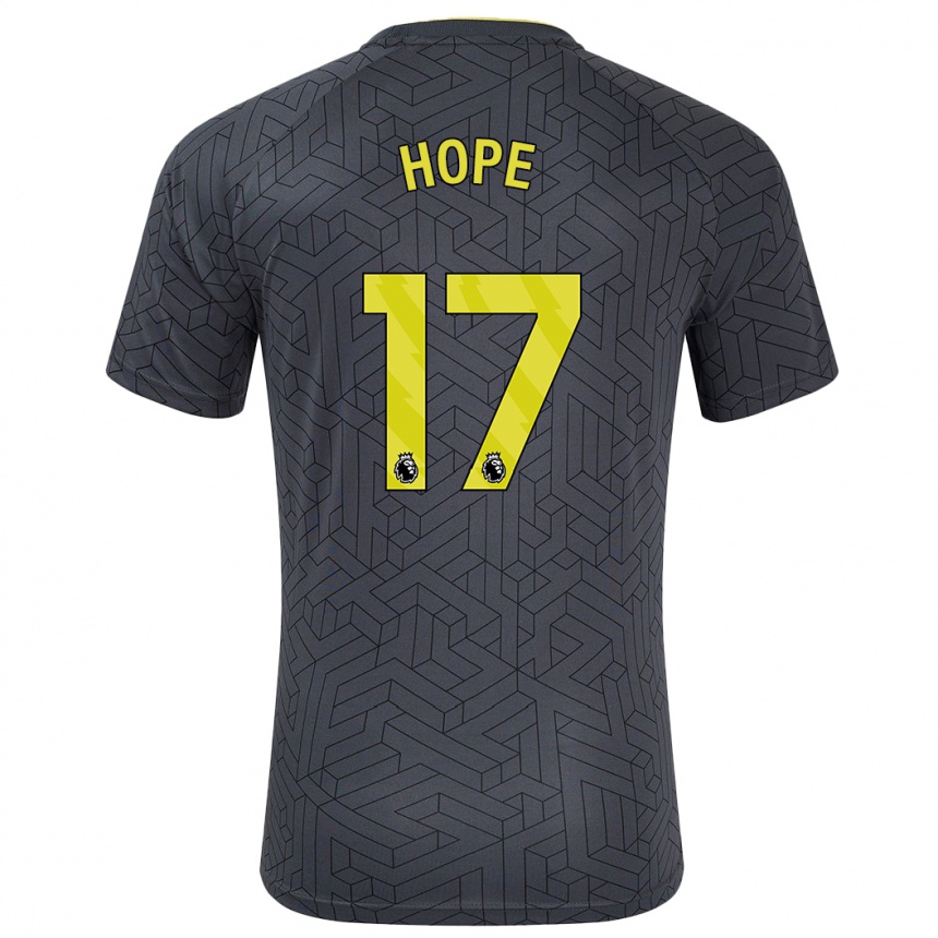 Vaikiškas Lucy Hope #17 Juoda Geltona Išvykos Marškinėliai 2024/25 T-Shirt