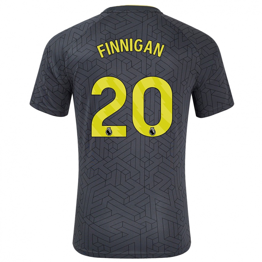 Vaikiškas Megan Finnigan #20 Juoda Geltona Išvykos Marškinėliai 2024/25 T-Shirt