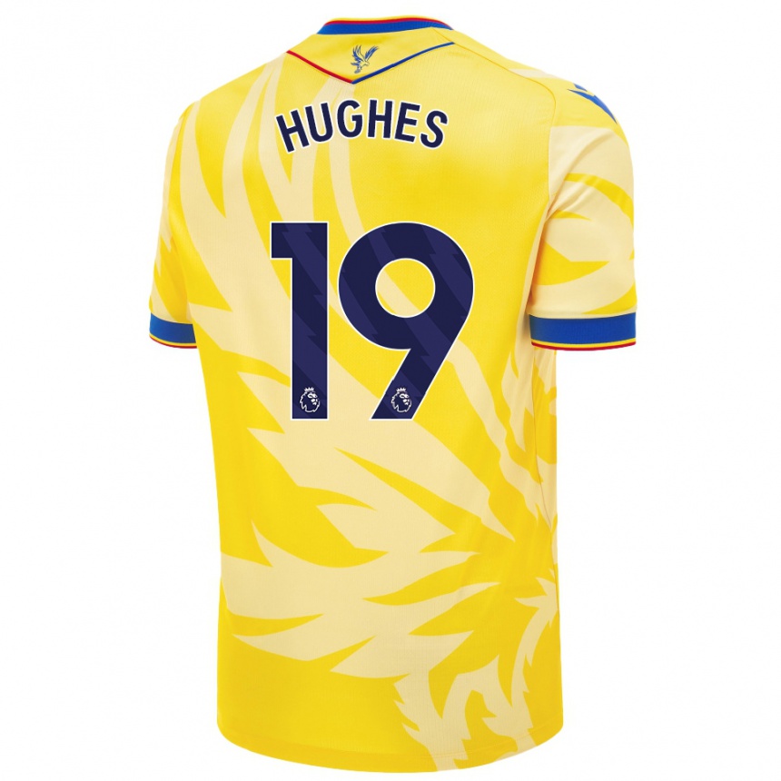 Vaikiškas Will Hughes #19 Geltona Išvykos Marškinėliai 2024/25 T-Shirt