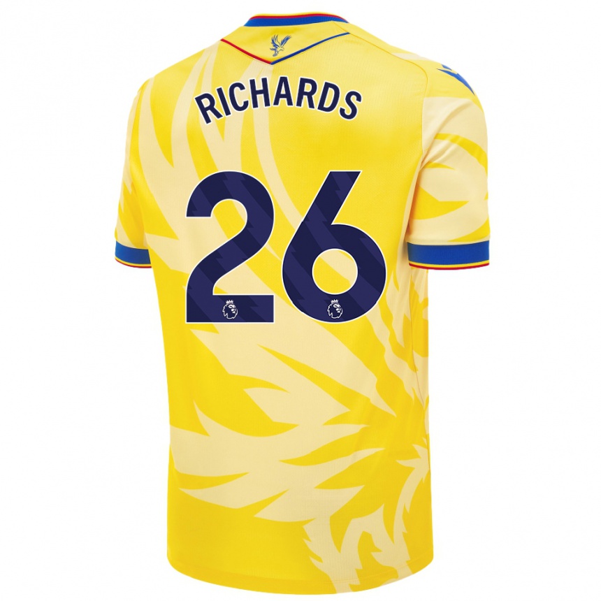 Vaikiškas Chris Richards #26 Geltona Išvykos Marškinėliai 2024/25 T-Shirt