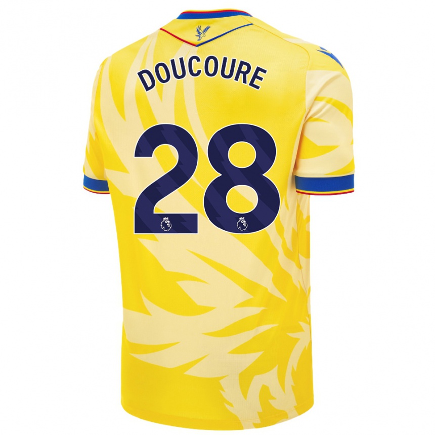 Vaikiškas Cheick Doucouré #28 Geltona Išvykos Marškinėliai 2024/25 T-Shirt