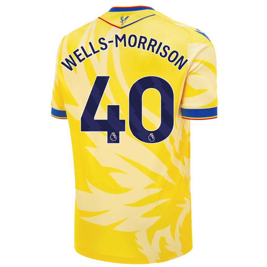 Vaikiškas Jack Wells-Morrison #40 Geltona Išvykos Marškinėliai 2024/25 T-Shirt