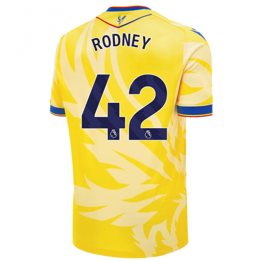 Vaikiškas Kaden Rodney #42 Geltona Išvykos Marškinėliai 2024/25 T-Shirt