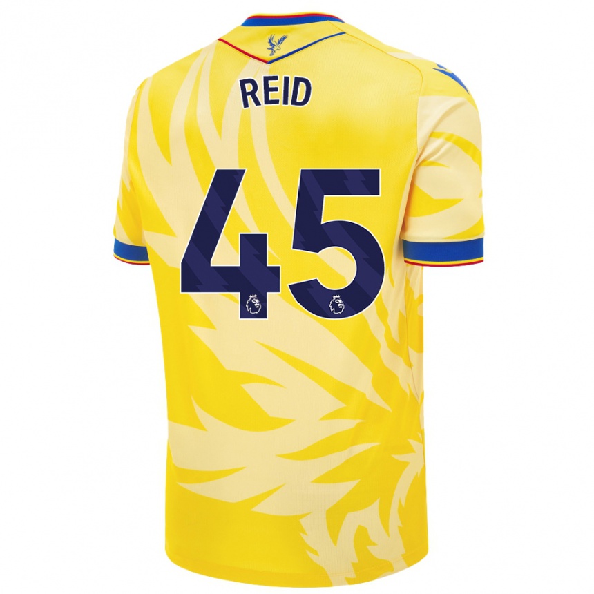 Vaikiškas Dylan Reid #45 Geltona Išvykos Marškinėliai 2024/25 T-Shirt