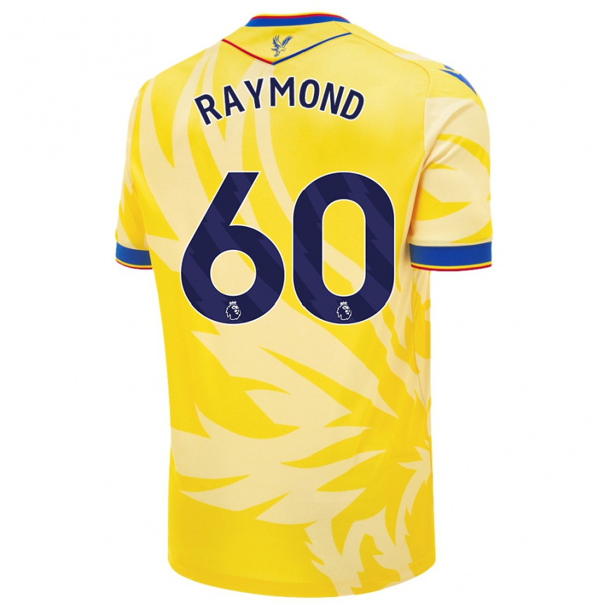 Vaikiškas Jadan Raymond #60 Geltona Išvykos Marškinėliai 2024/25 T-Shirt