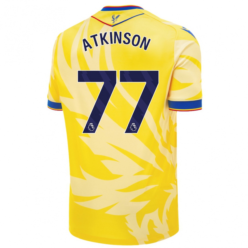 Vaikiškas Isibeal Atkinson #77 Geltona Išvykos Marškinėliai 2024/25 T-Shirt