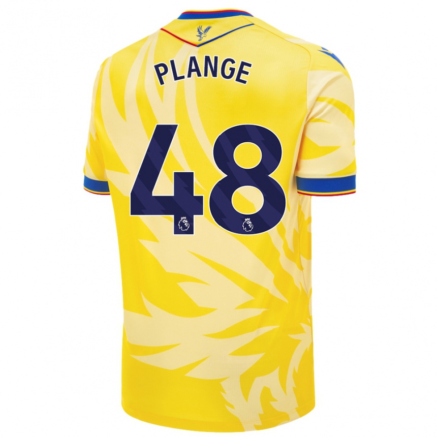 Vaikiškas Luke Plange #48 Geltona Išvykos Marškinėliai 2024/25 T-Shirt