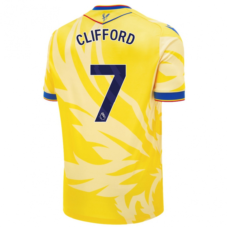 Vaikiškas Charley Clifford #7 Geltona Išvykos Marškinėliai 2024/25 T-Shirt